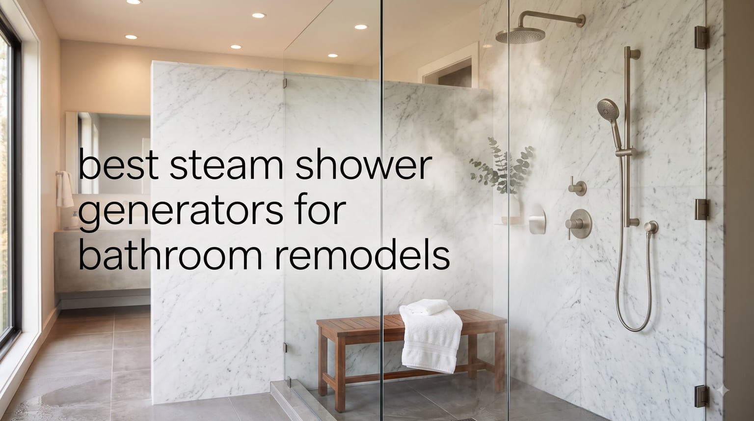 best steam shower generators for bathroom remodels