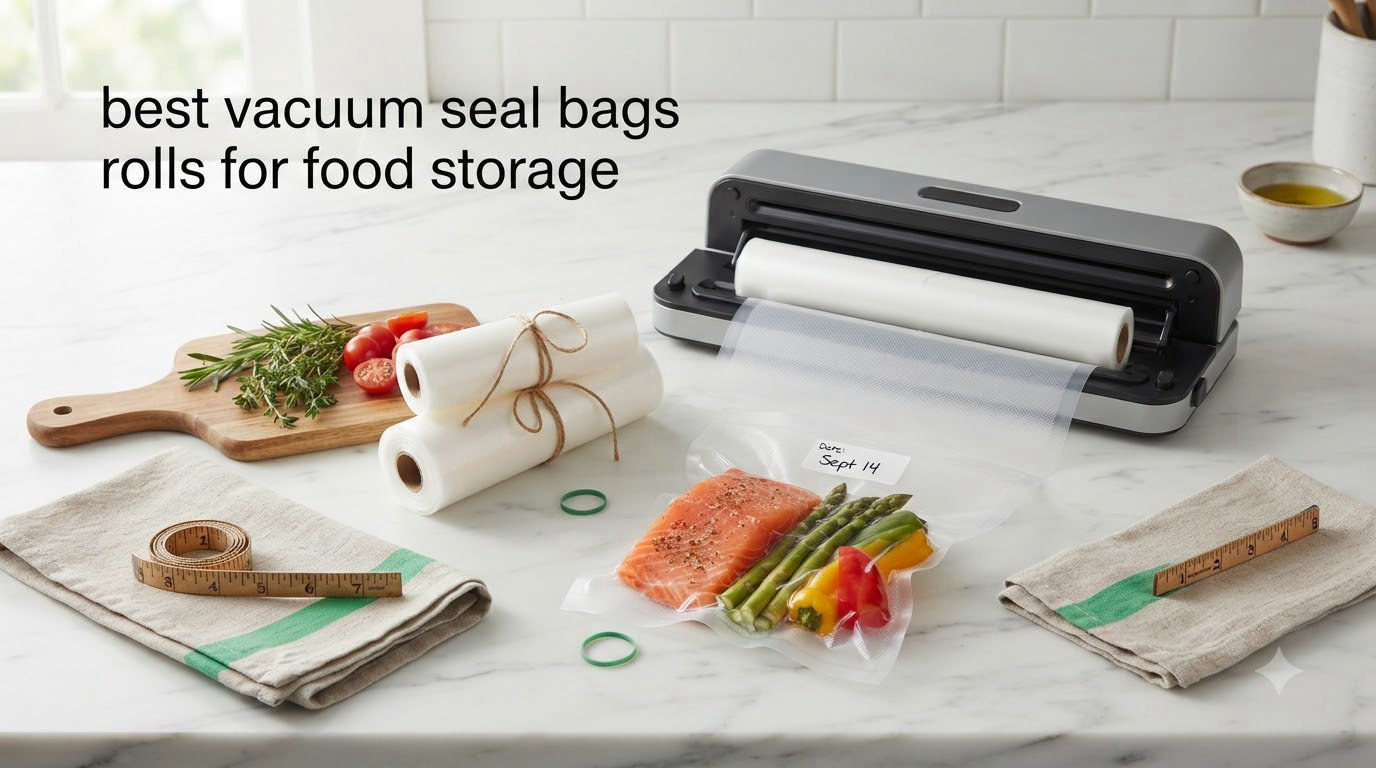 best vacuum seal bags rolls for food storage