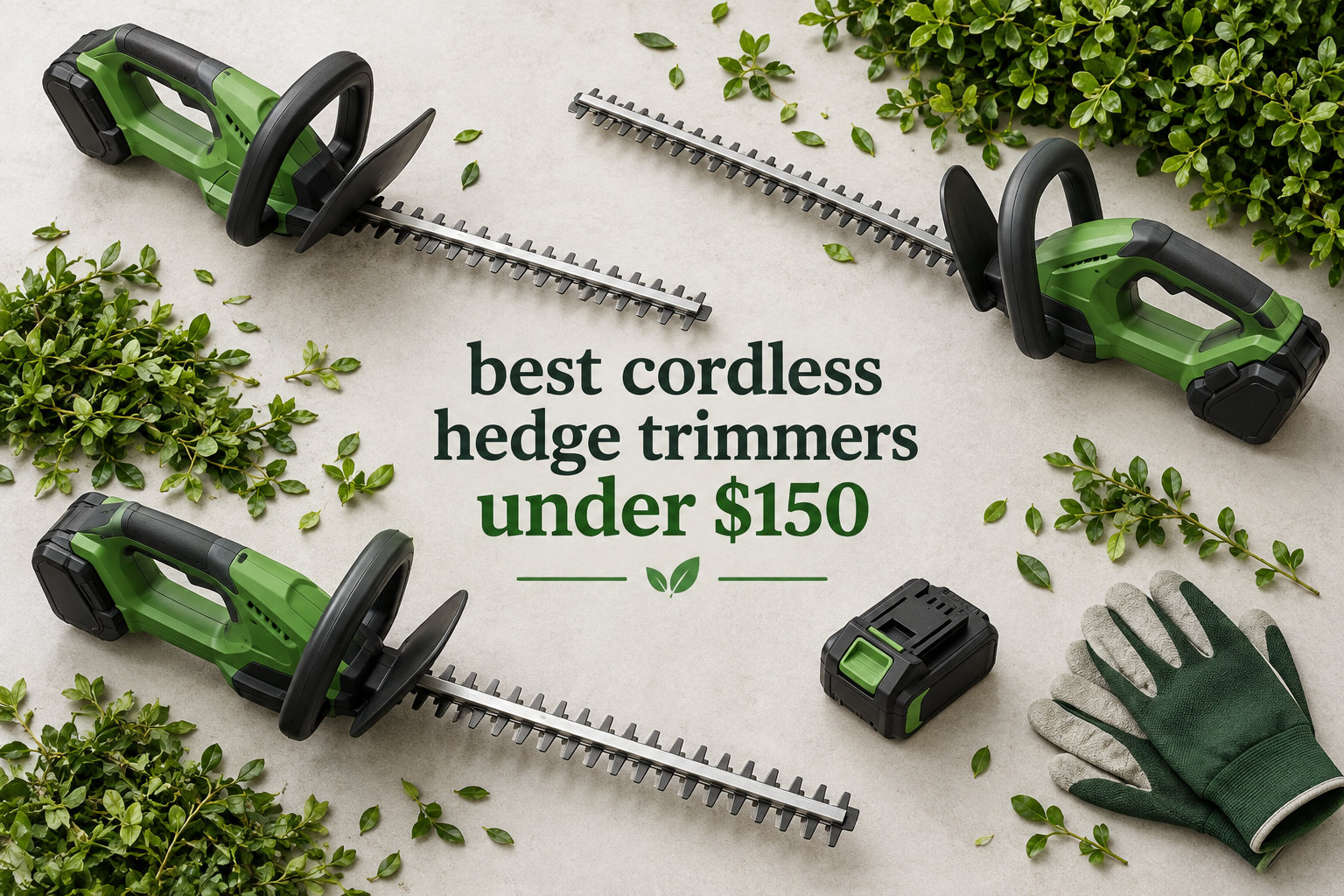best cordless hedge trimmers under $150