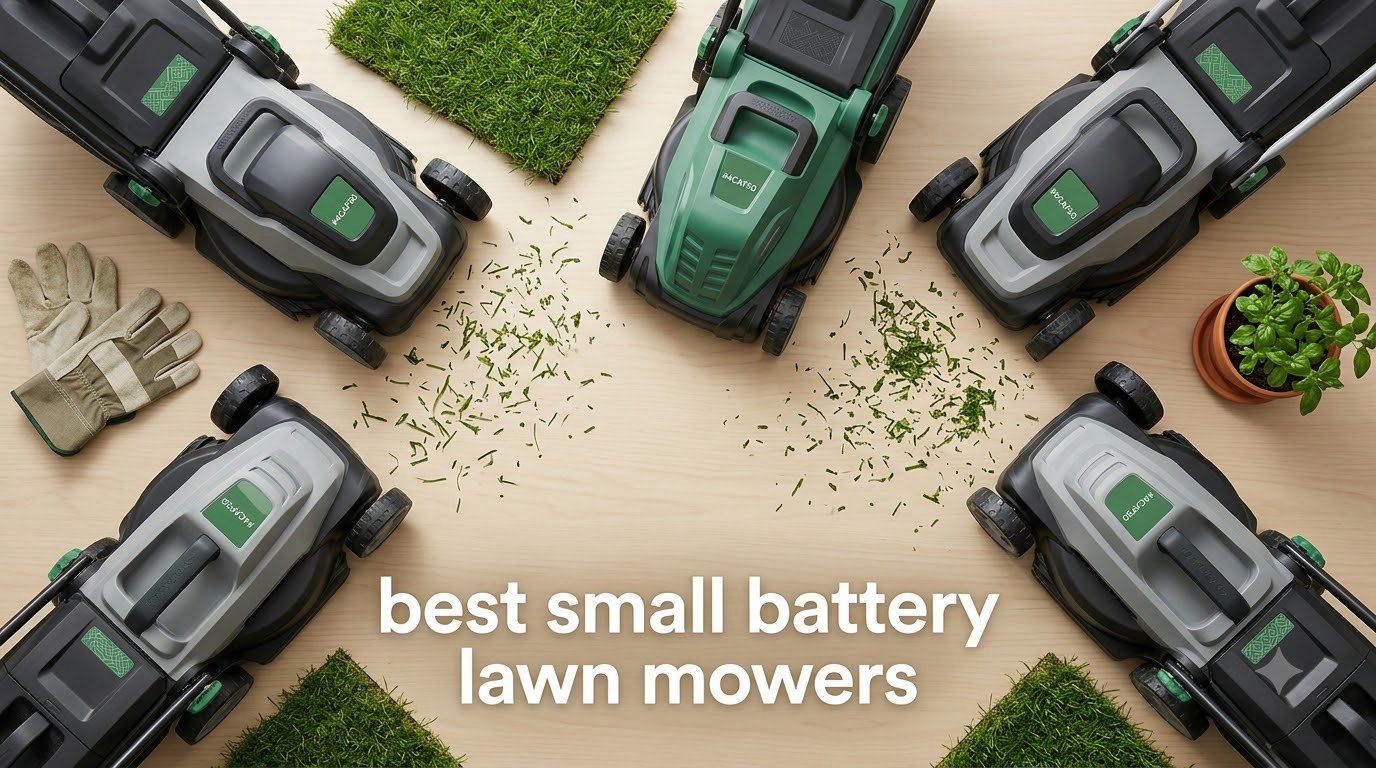 best small battery lawn mowers