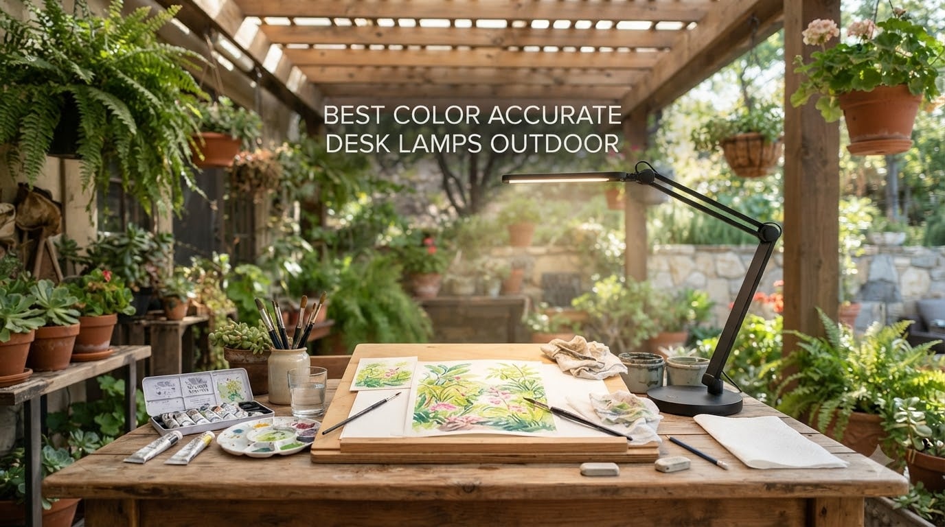 best color accurate desk lamps outdoor