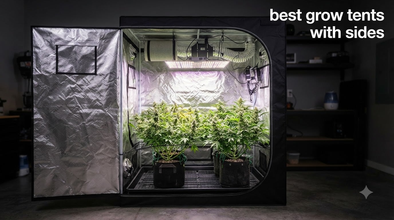best grow tents with sides