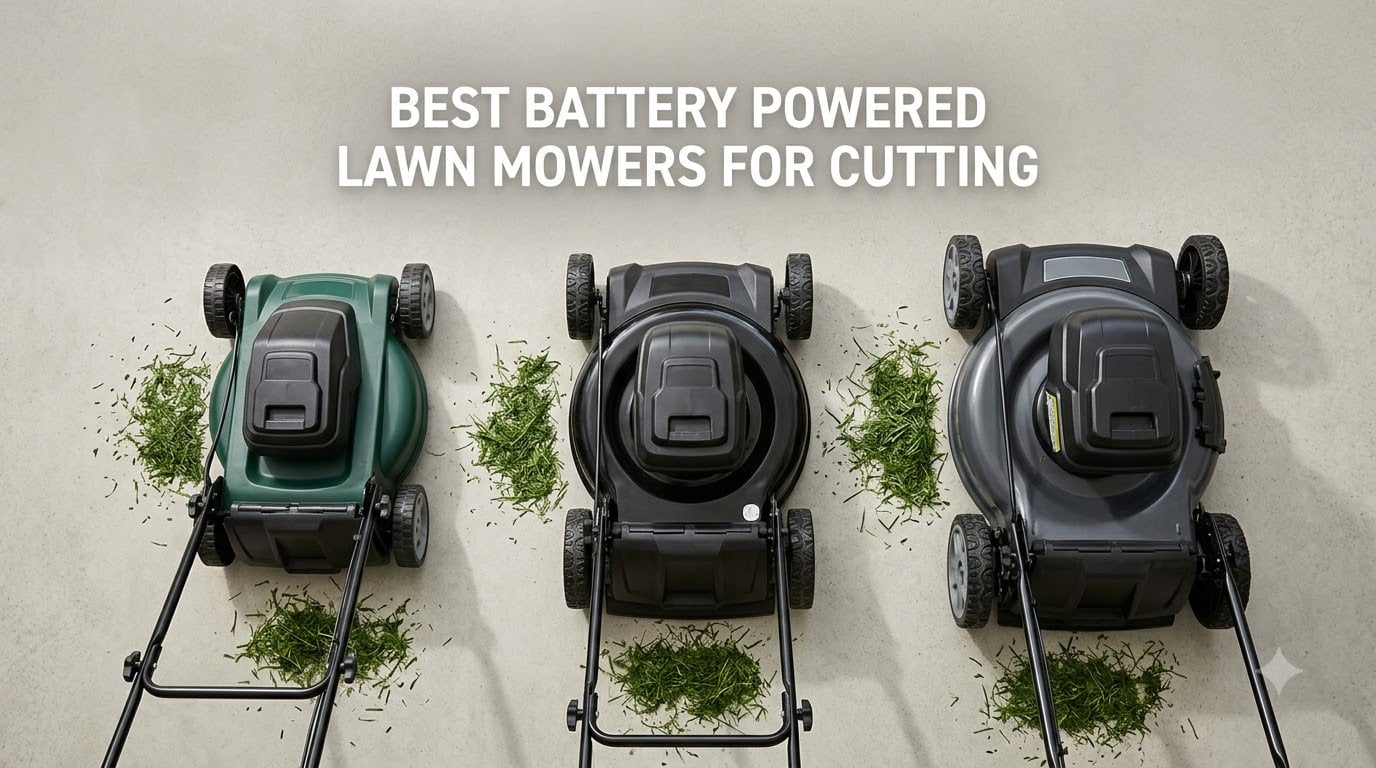 best battery powered lawn mowers for cutting
