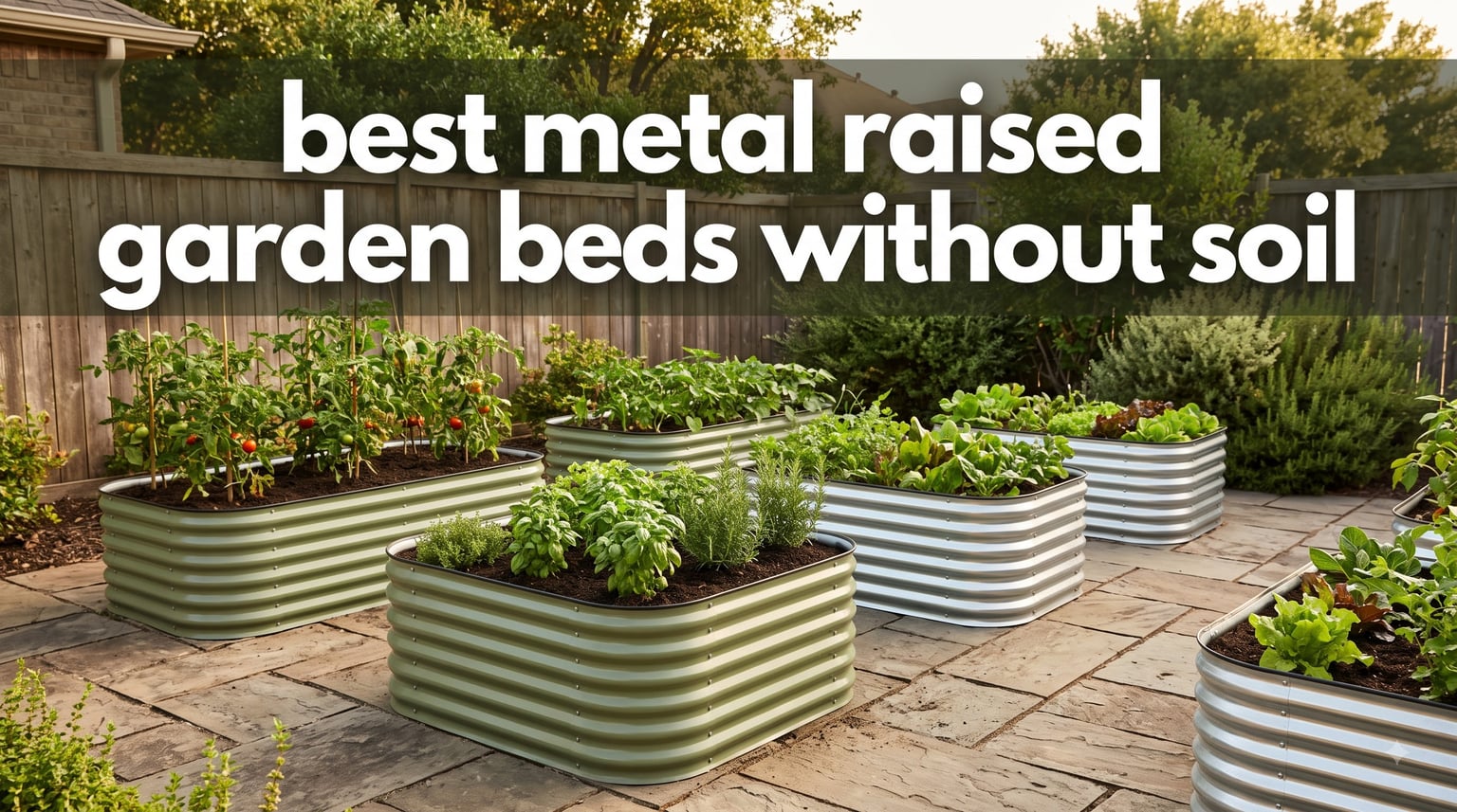 best metal raised garden beds without soil