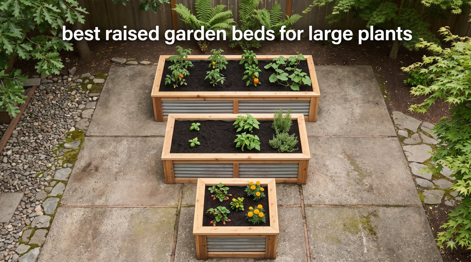 best raised garden beds for large plants