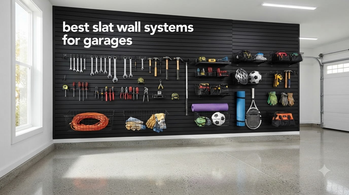 best slat wall systems for garages