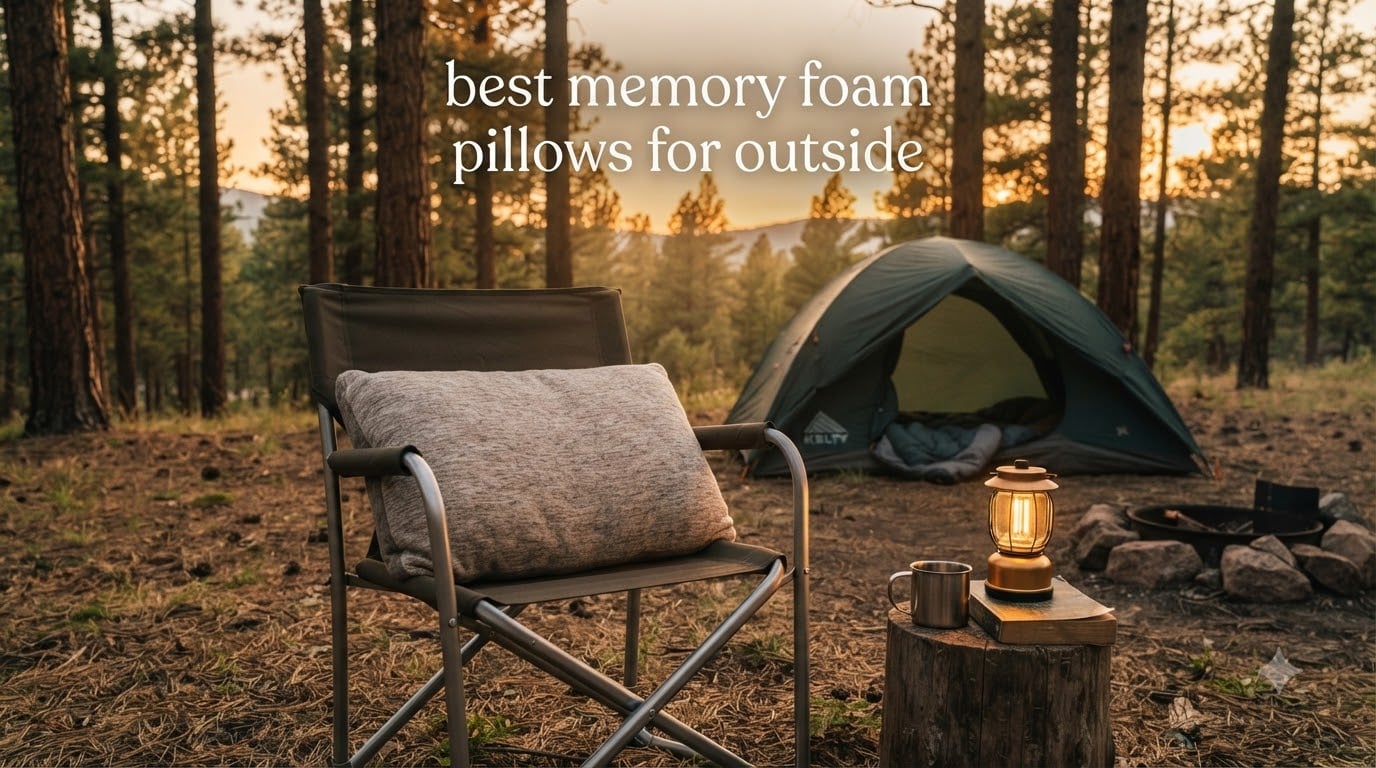 best memory foam pillows for outside