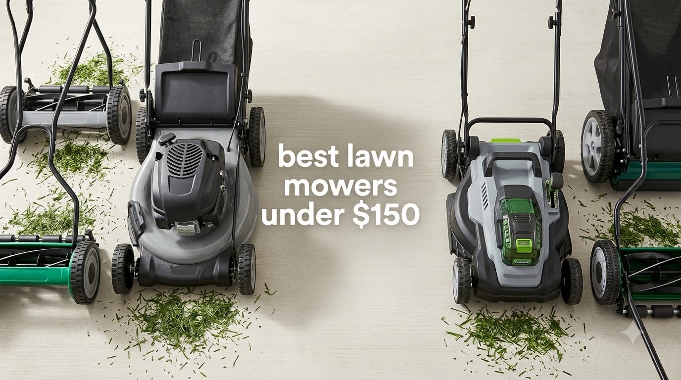 best lawn mowers under $150