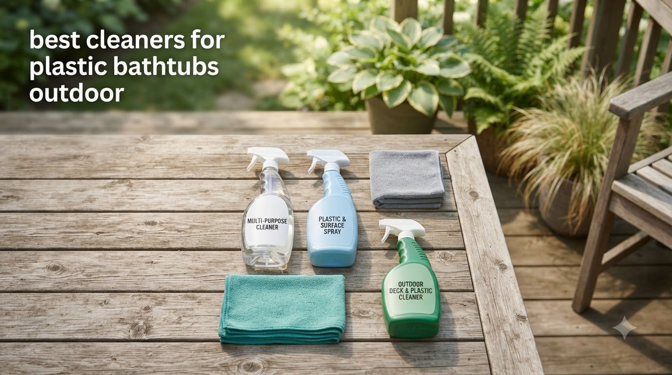 best cleaners for plastic bathtubs outdoor