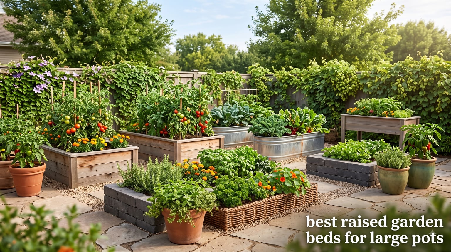 best raised garden beds for large pots