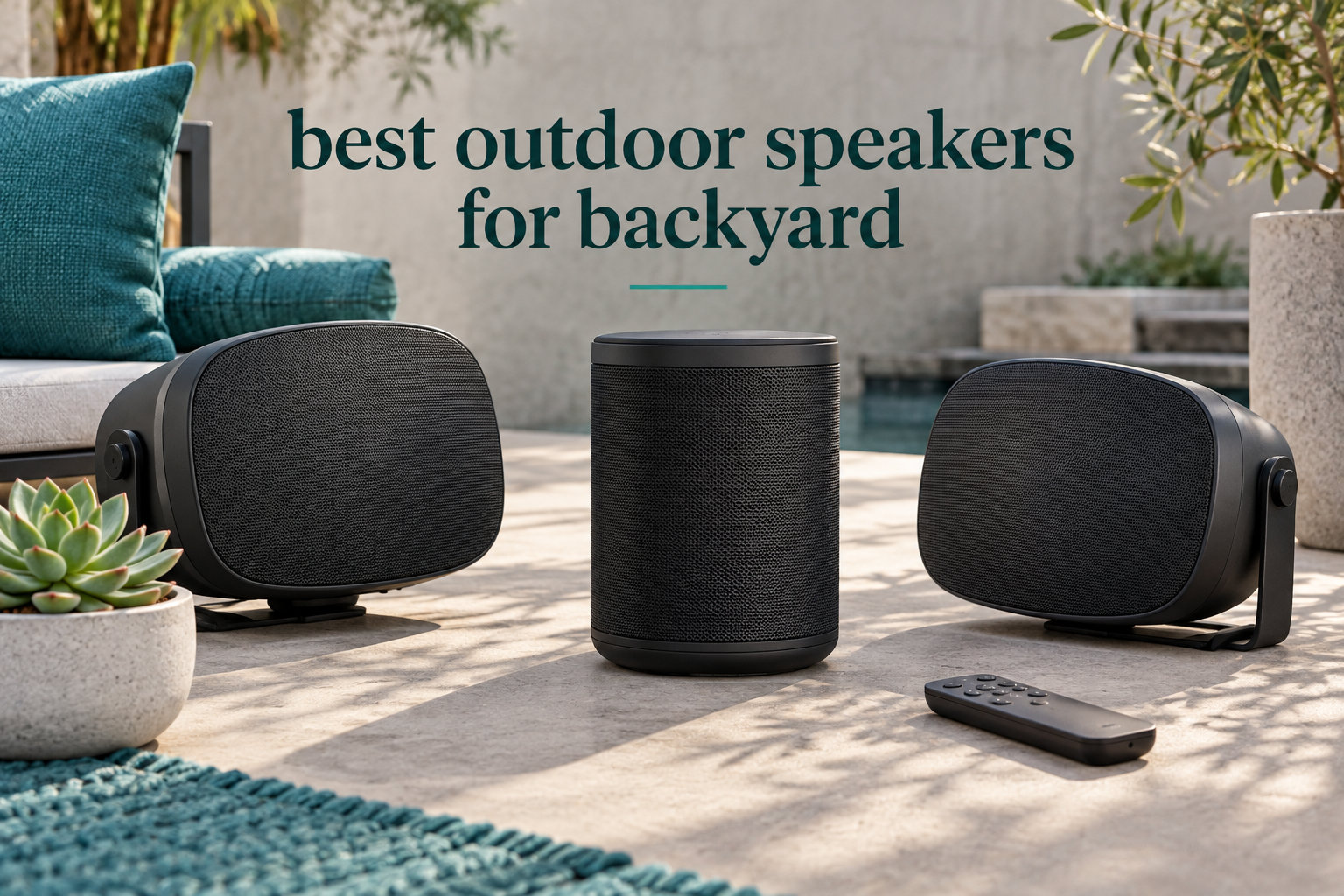 best outdoor speakers for backyard