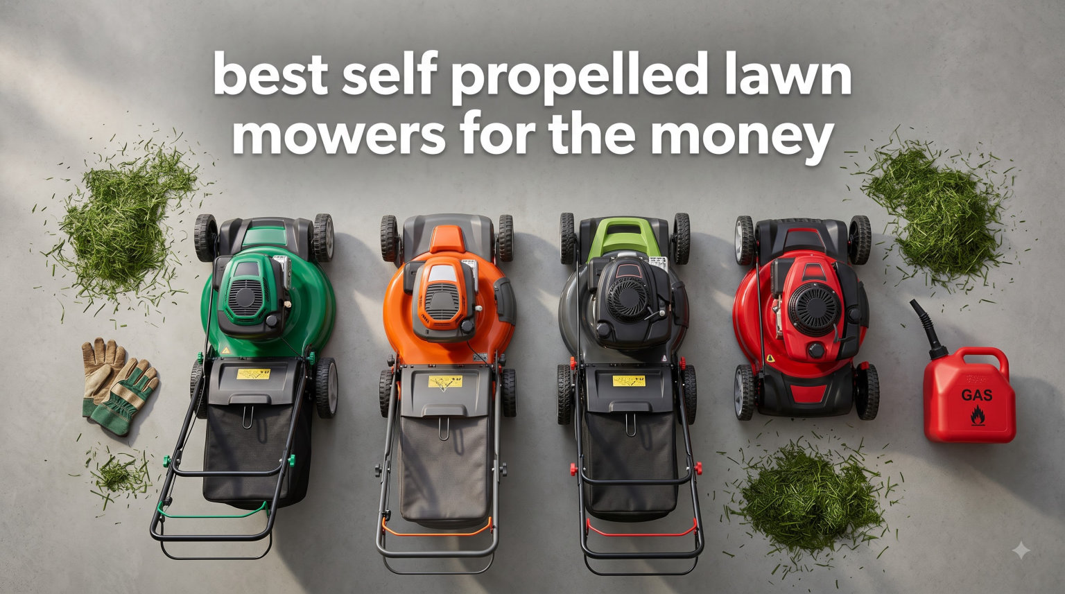 best self propelled lawn mowers for the money