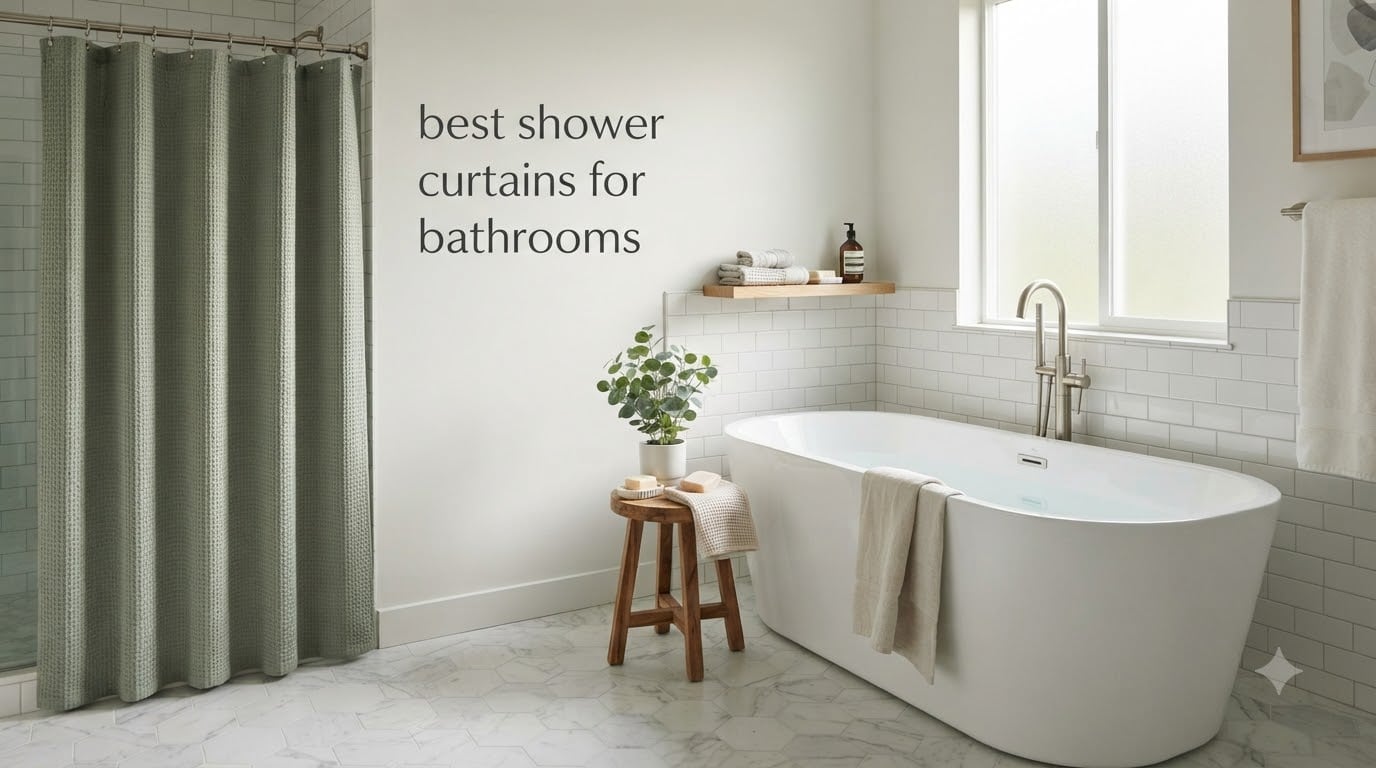 best shower curtains for bathrooms