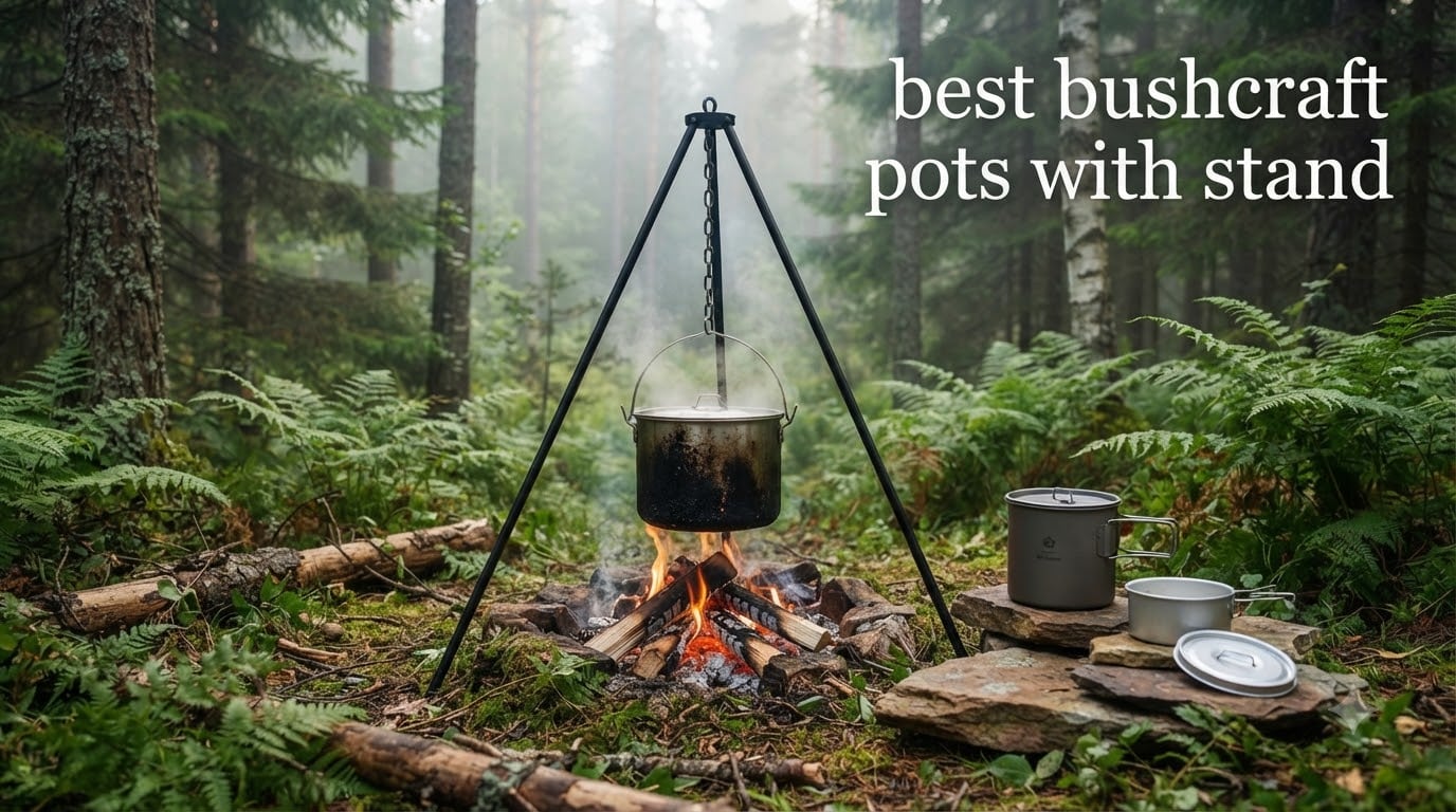 best bushcraft pots with stand