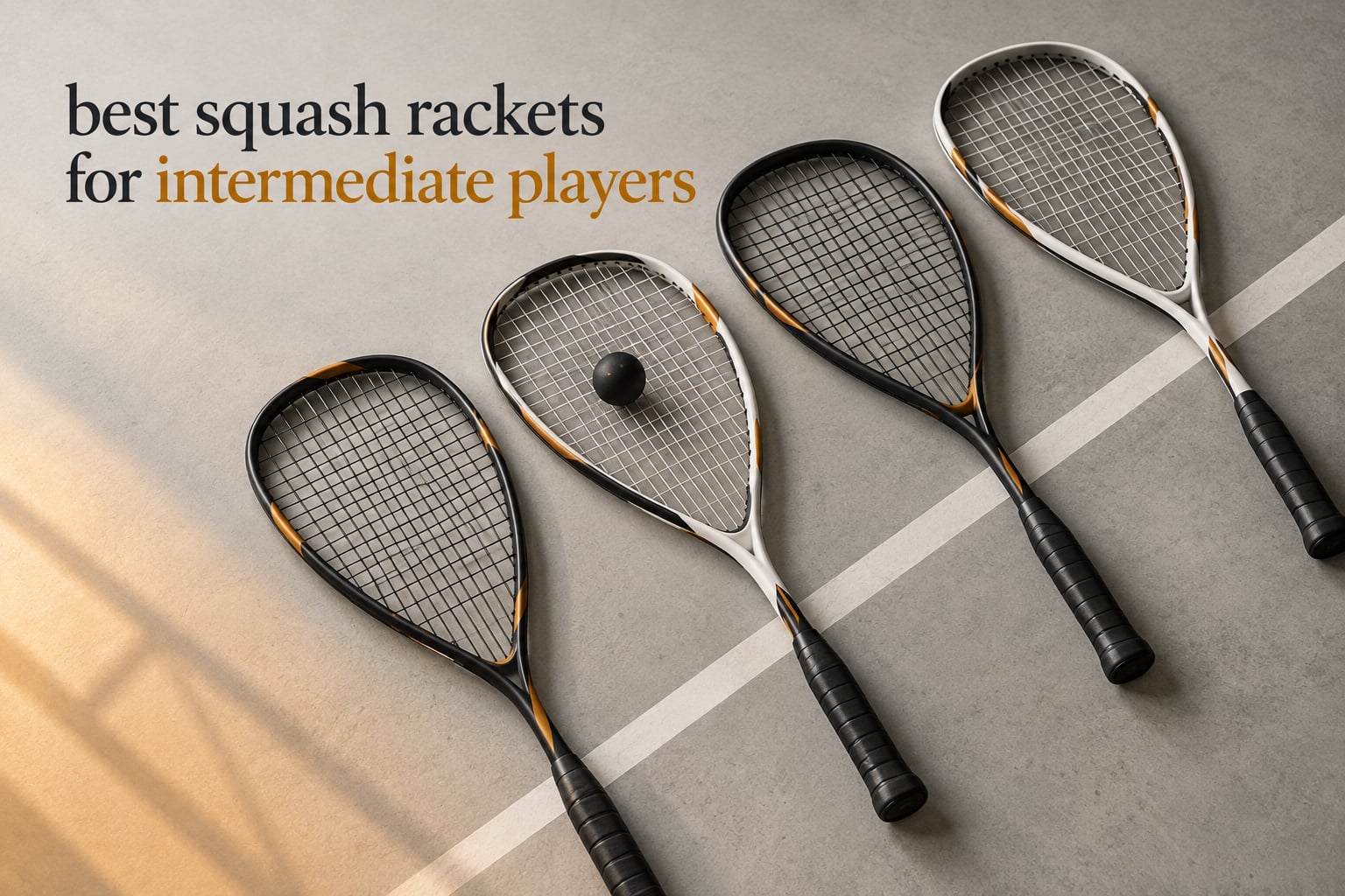 best squash rackets for intermediate players