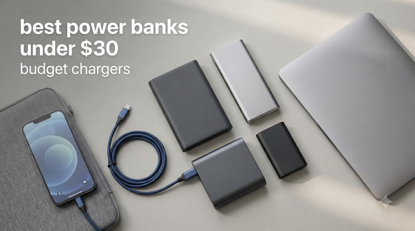 best power banks under $30 budget chargers