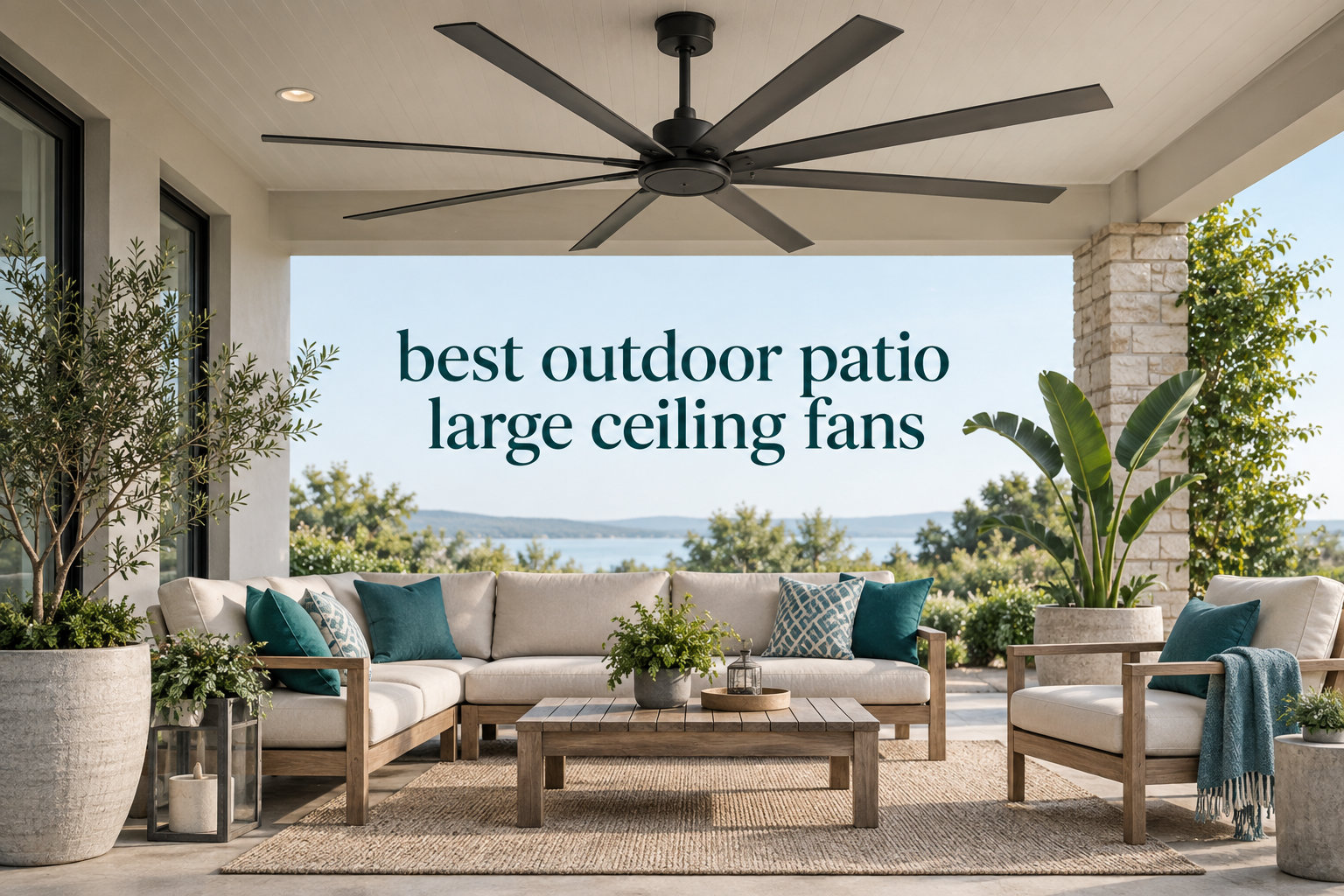 best outdoor patio large ceiling fans