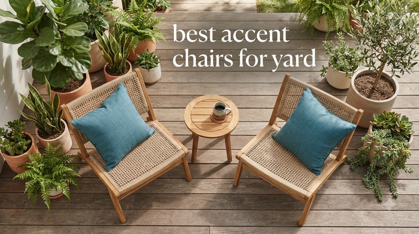 best accent chairs for yard