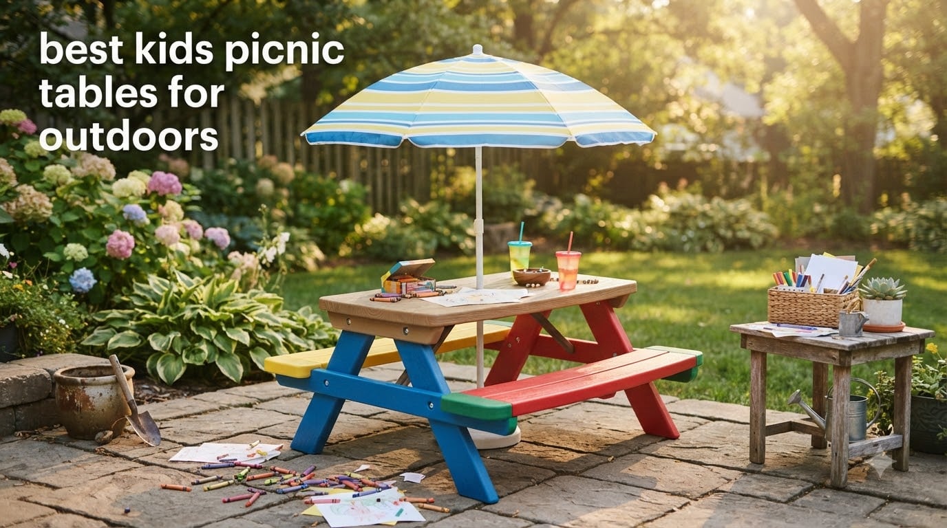 best kids picnic tables for outdoors