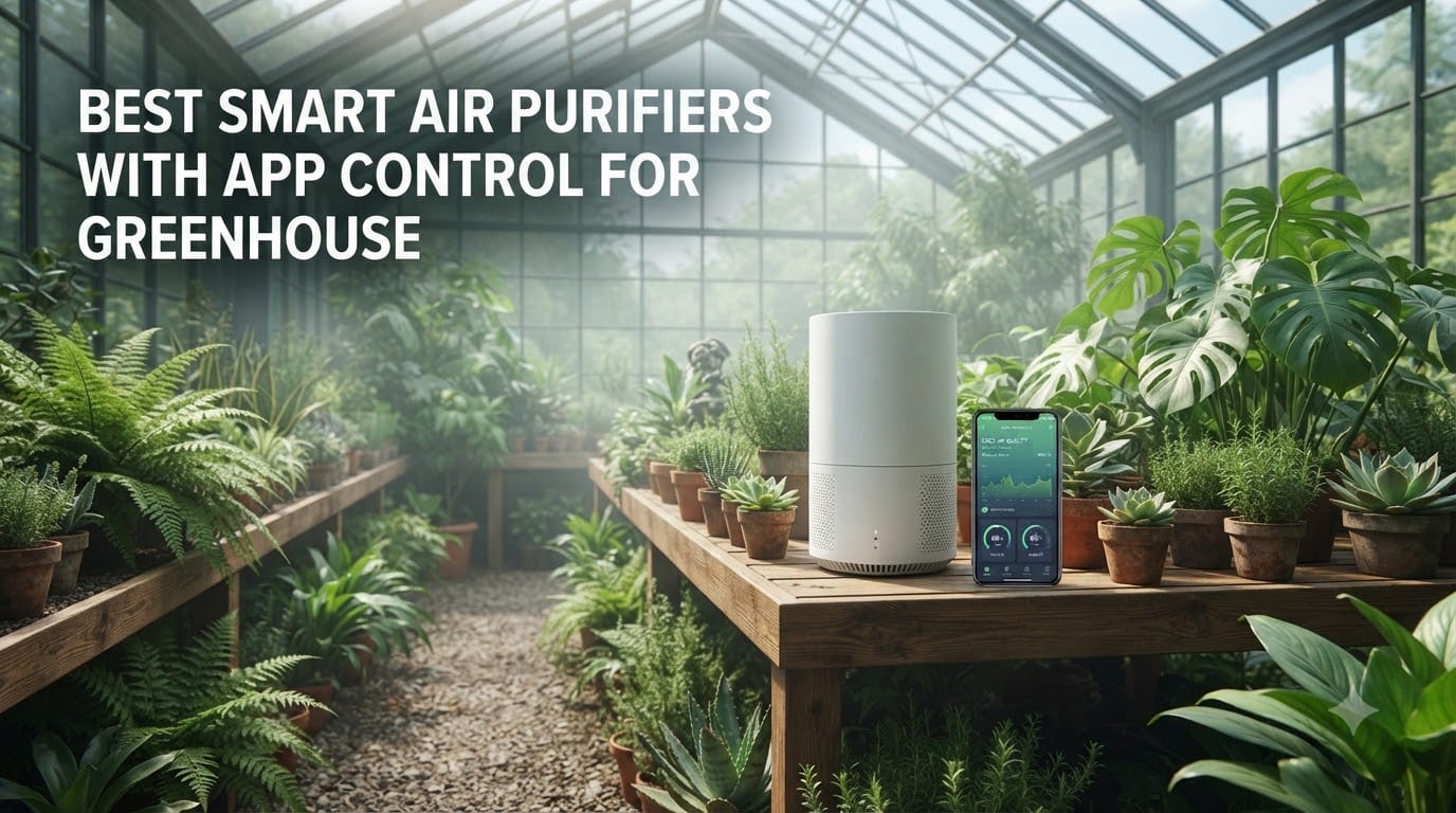 best smart air purifiers with app control for greenhouse