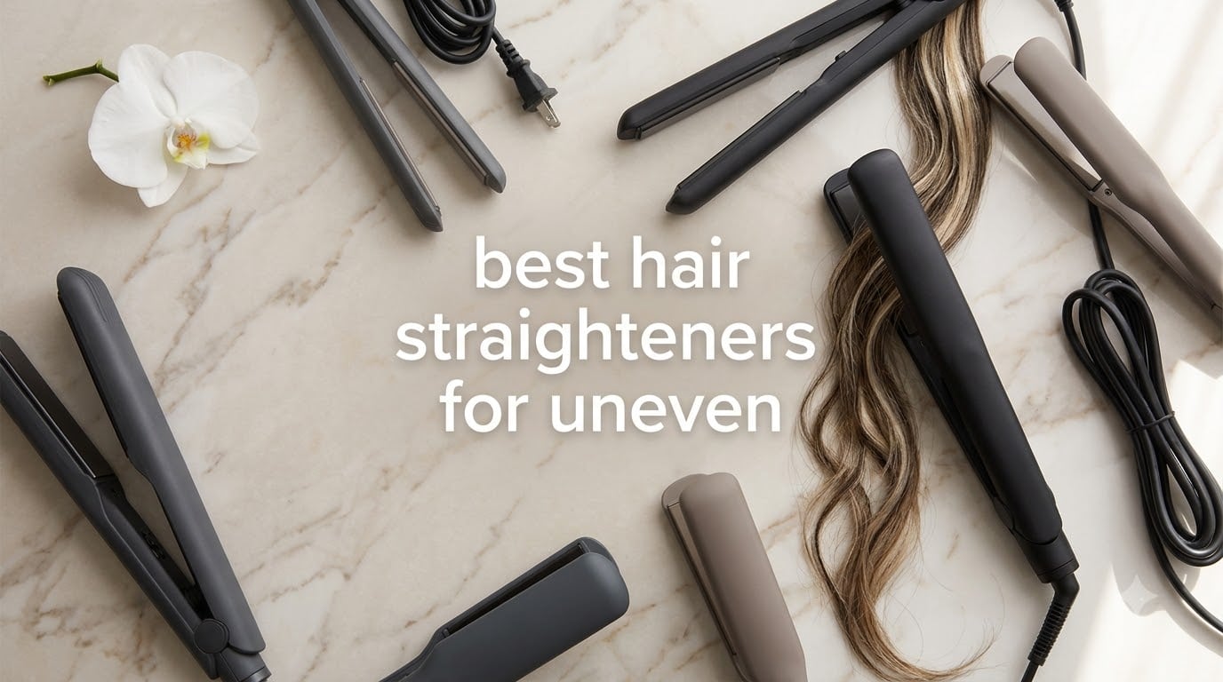 best hair straighteners for uneven