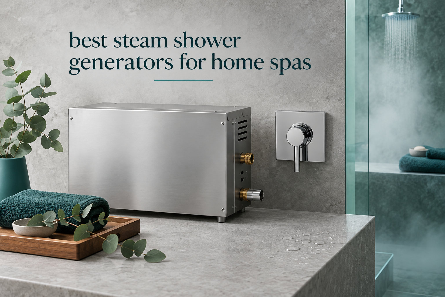 best steam shower generators for home spas