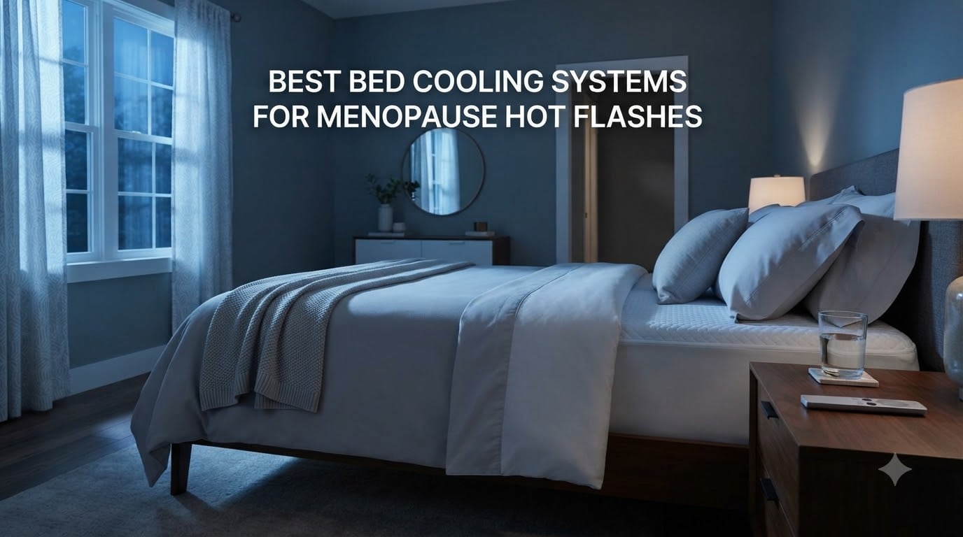 best bed cooling systems for menopause hot flashes