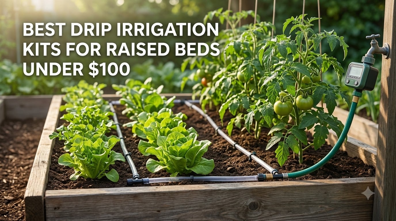 best drip irrigation kits for raised beds under $100