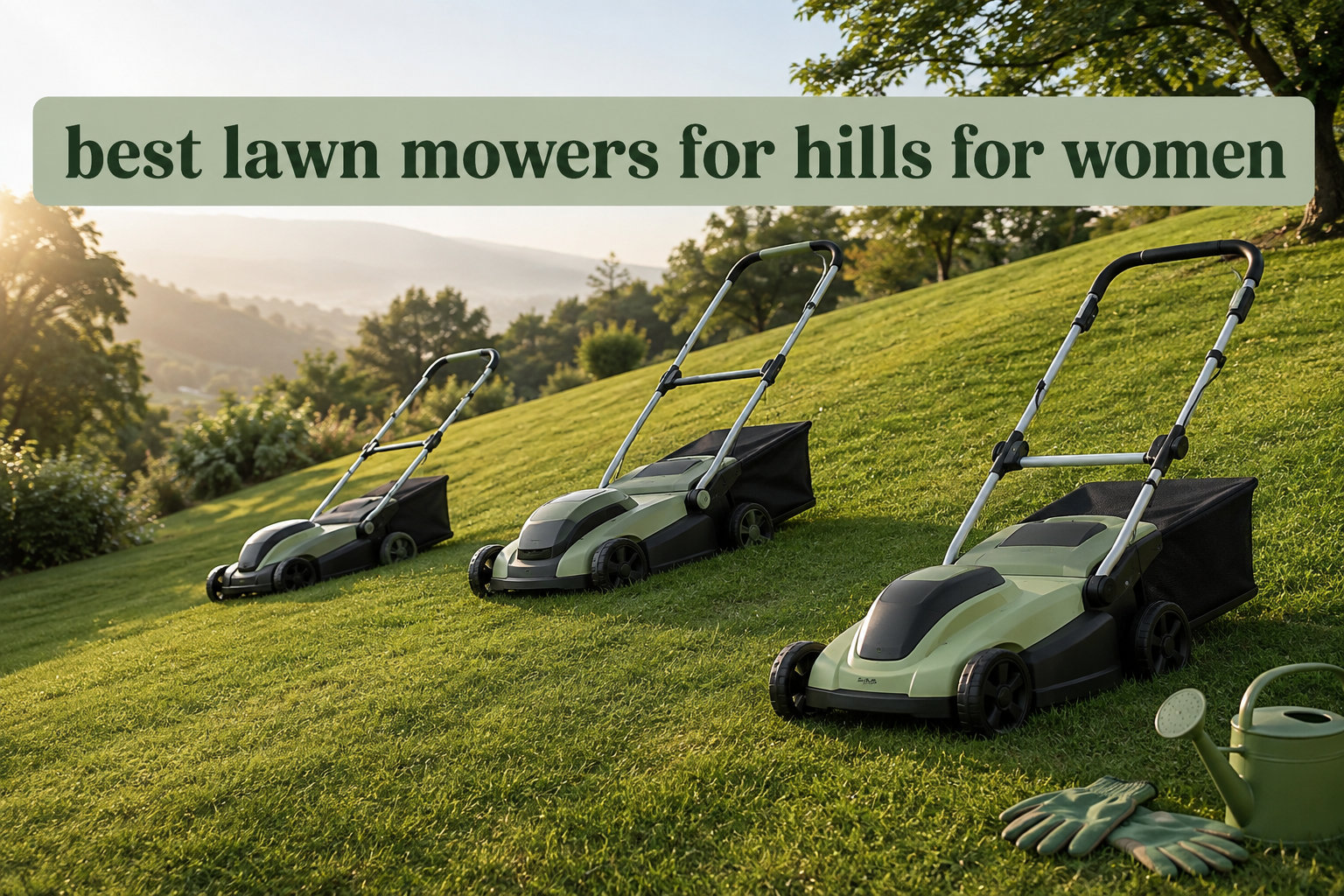 best lawn mowers for hills for women