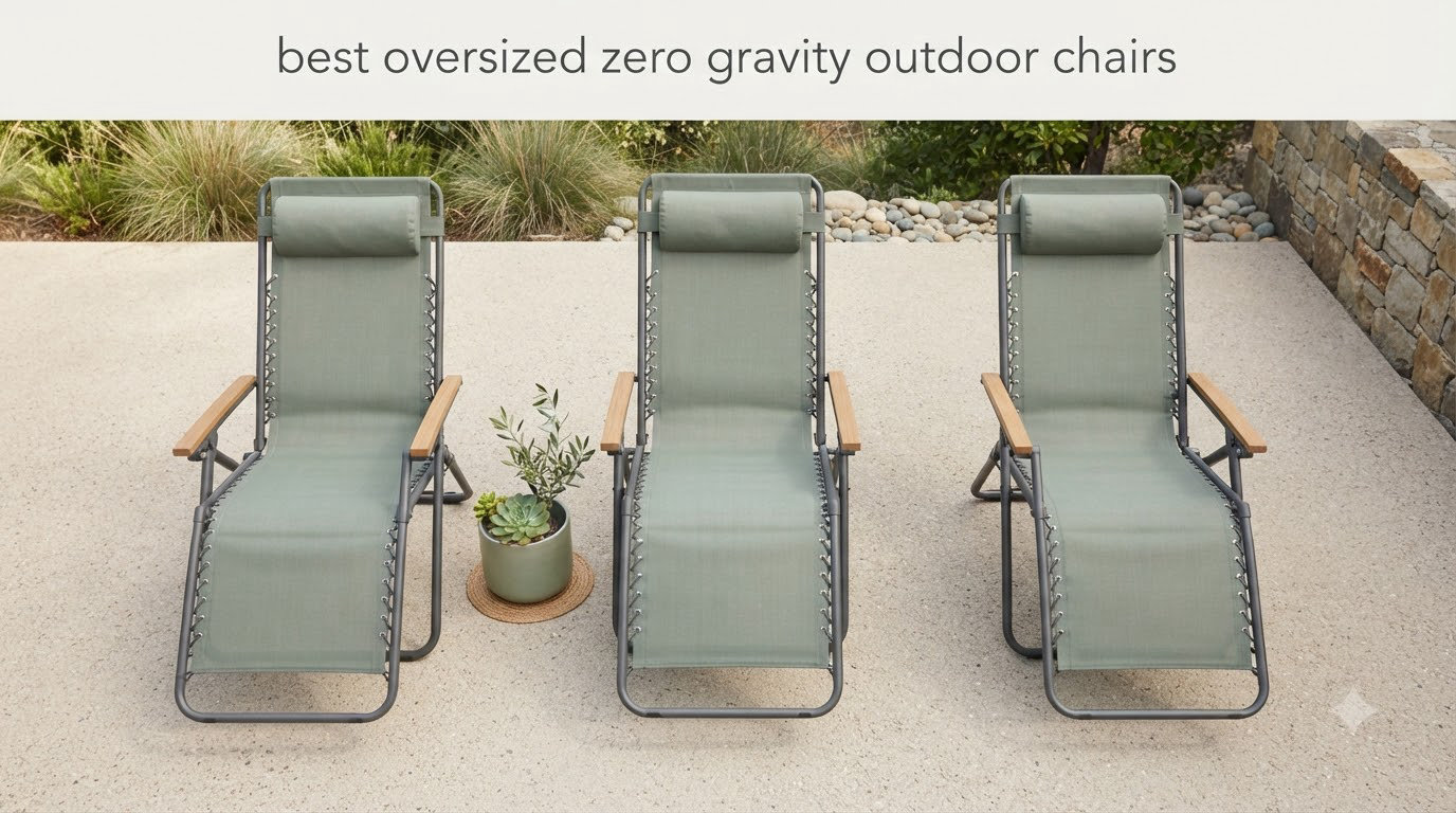 best oversized zero gravity outdoor chairs