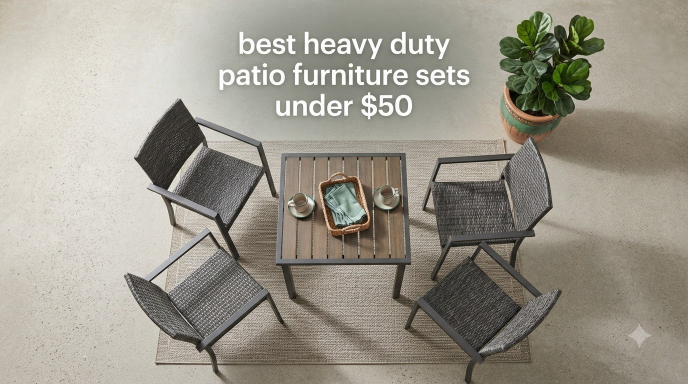 best heavy duty patio furniture sets under $50