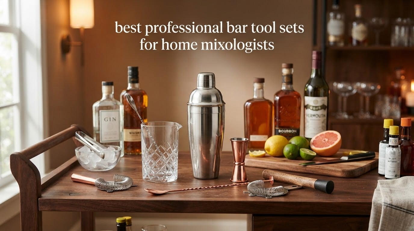 best professional bar tool sets for home mixologists