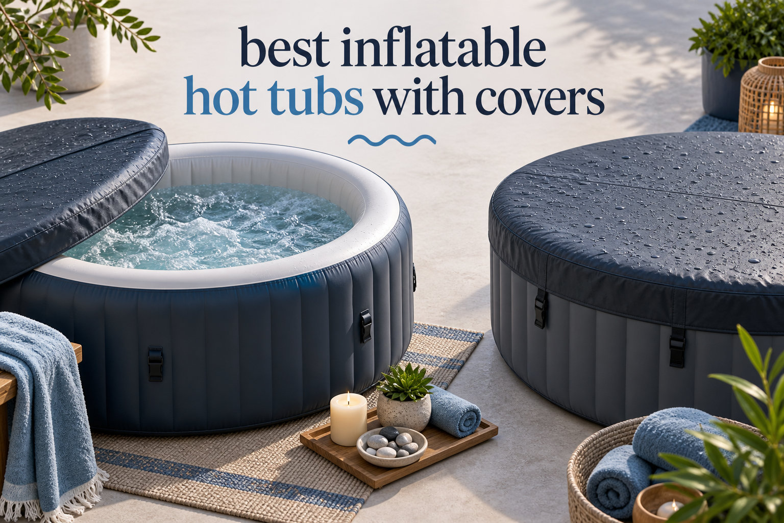 best inflatable hot tubs with covers