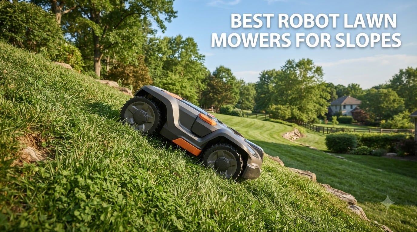 best robot lawn mowers for slopes