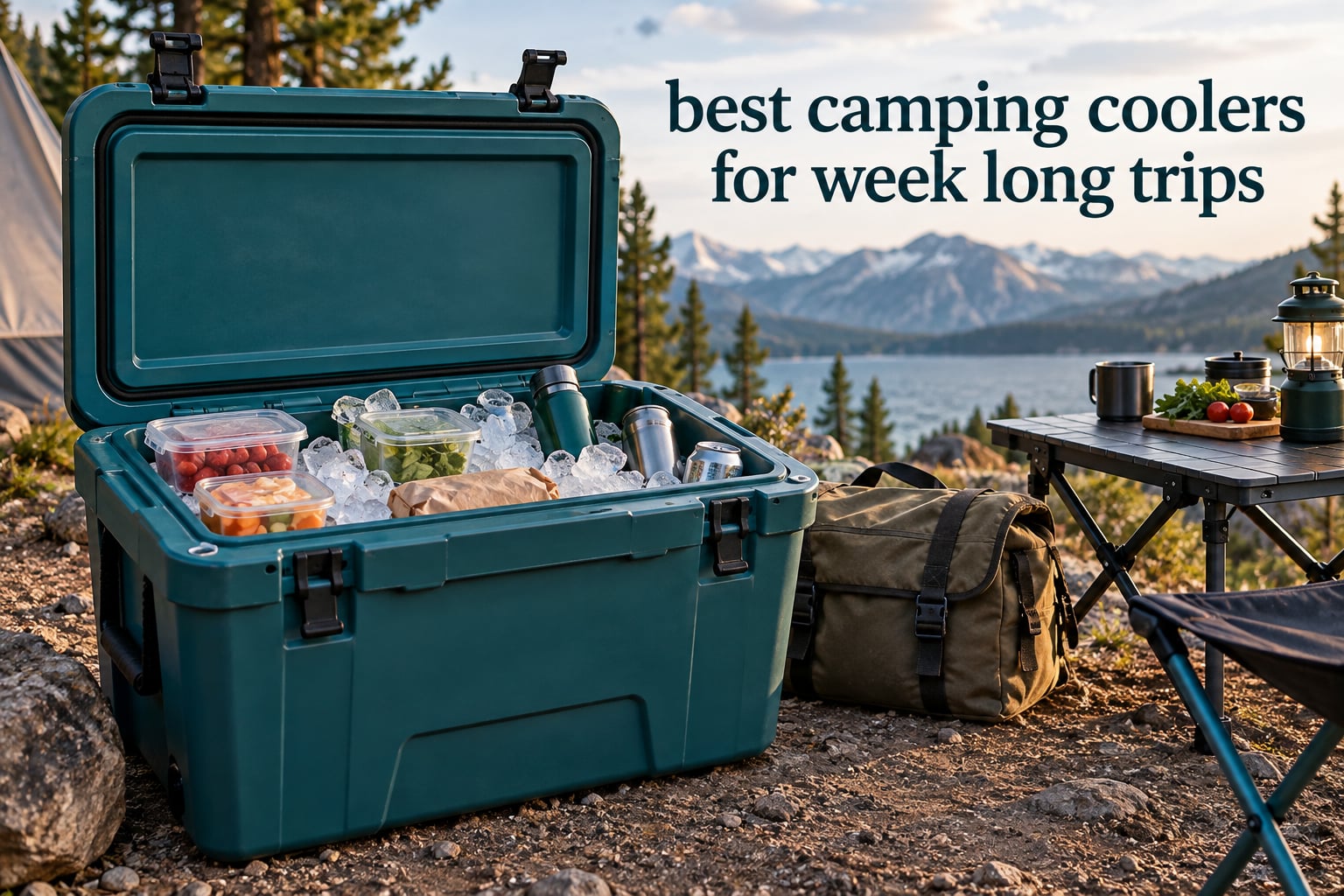 best camping coolers for week long trips
