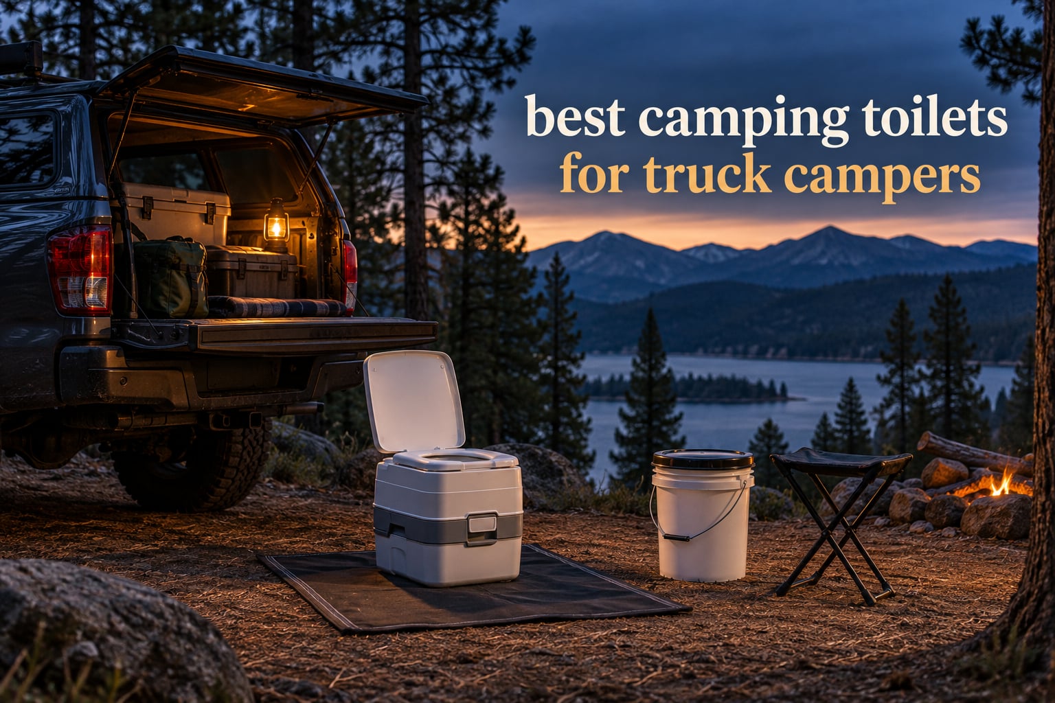 best camping toilets for truck campers