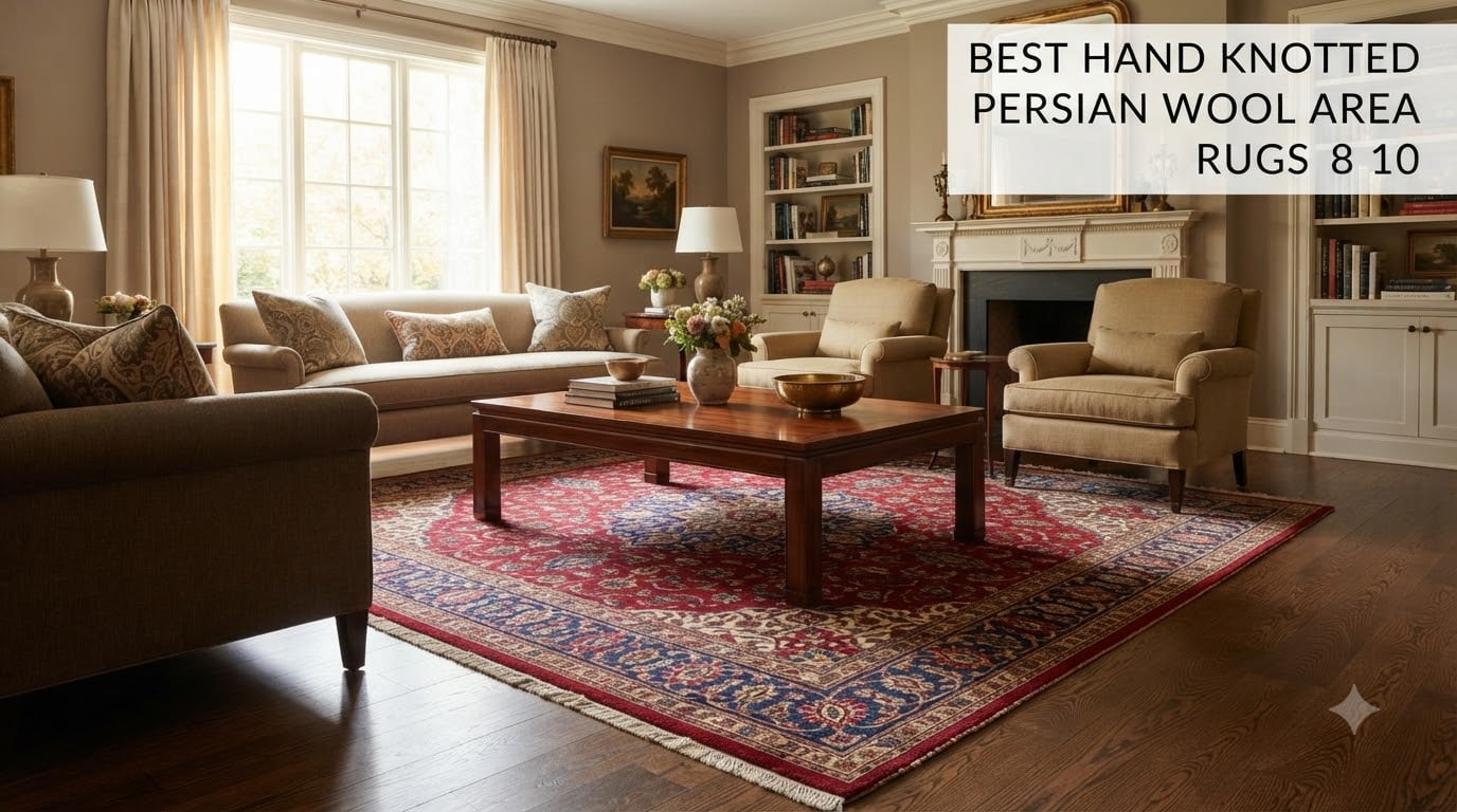 best hand knotted persian wool area rugs 8 10