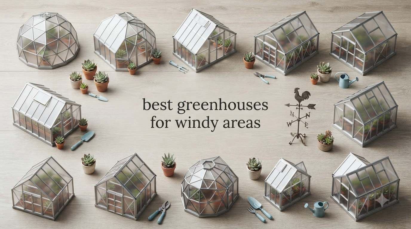 best greenhouses for windy areas