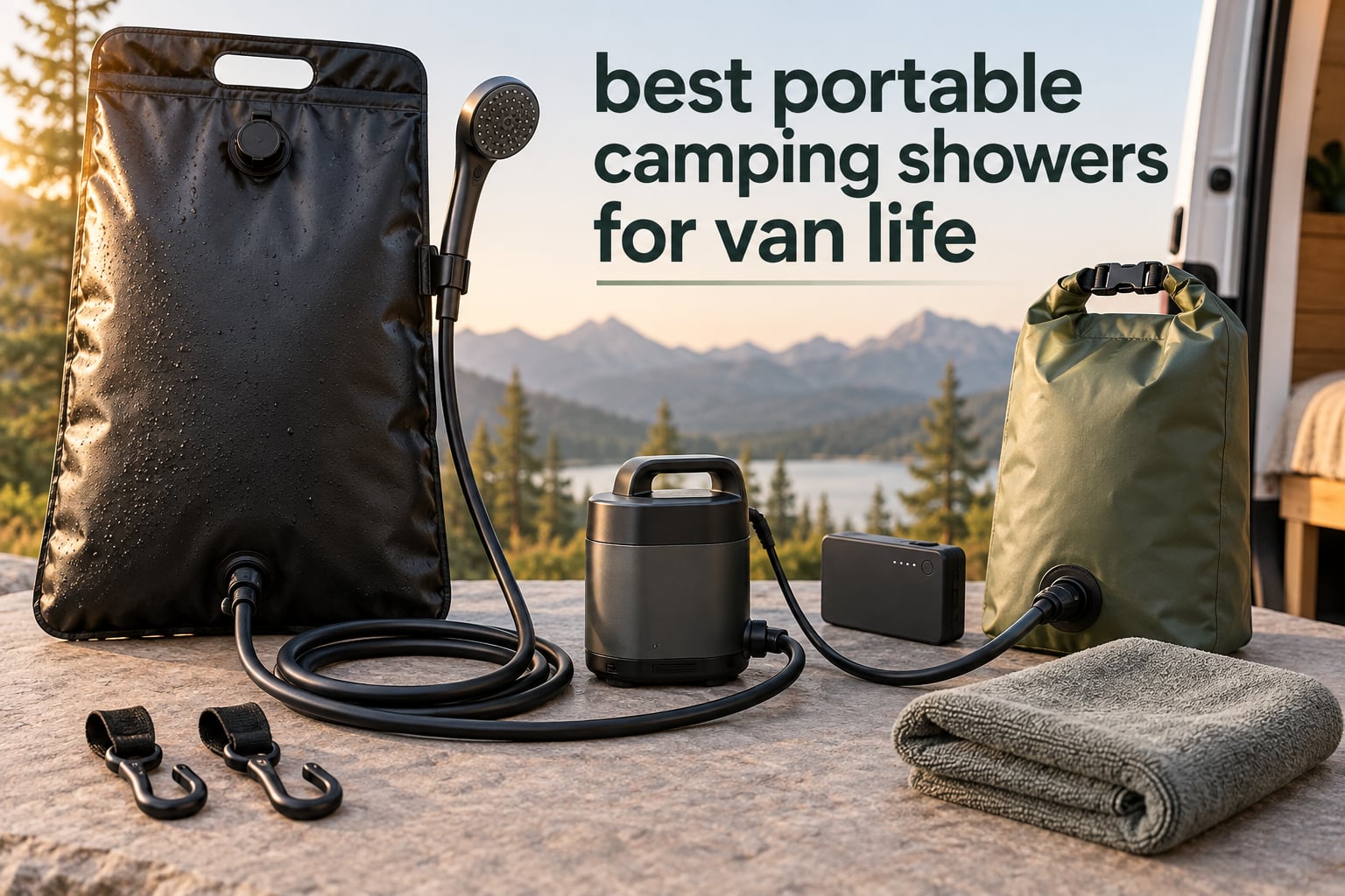 best portable camping showers for van life