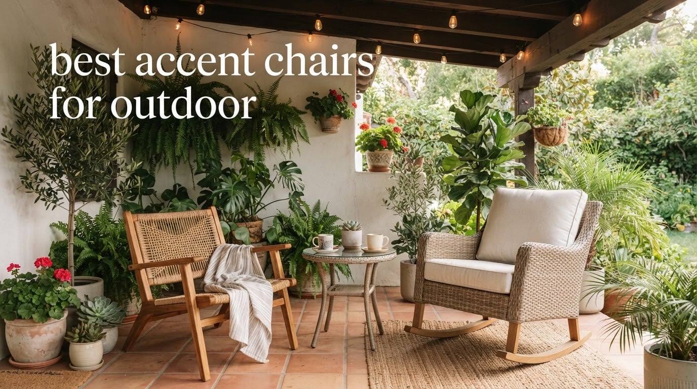 best accent chairs for outdoor