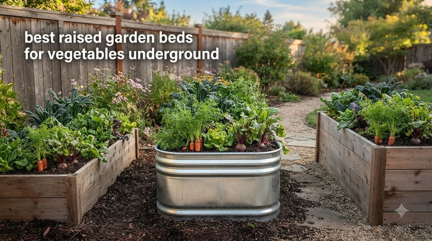 best raised garden beds for vegetables underground