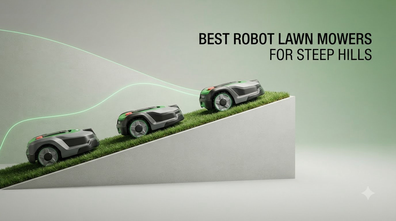 best robot lawn mowers for steep hills