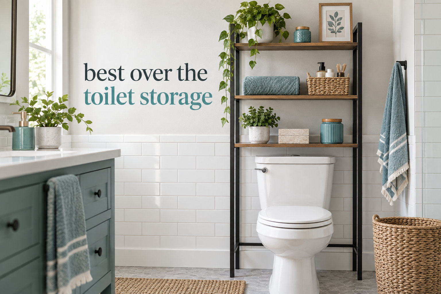 best over the toilet storage