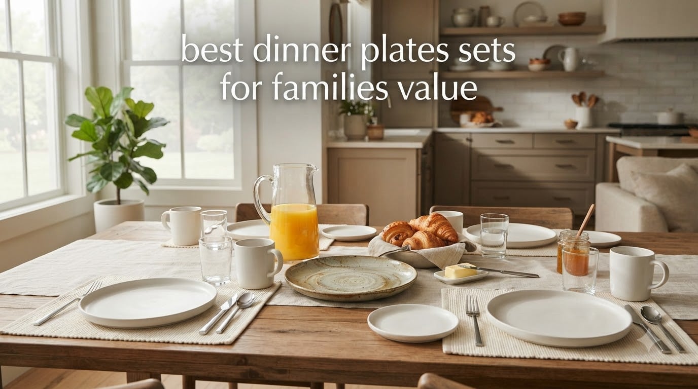 best dinner plates sets for families value