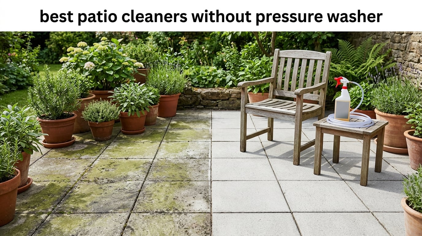 best patio cleaners without pressure washer