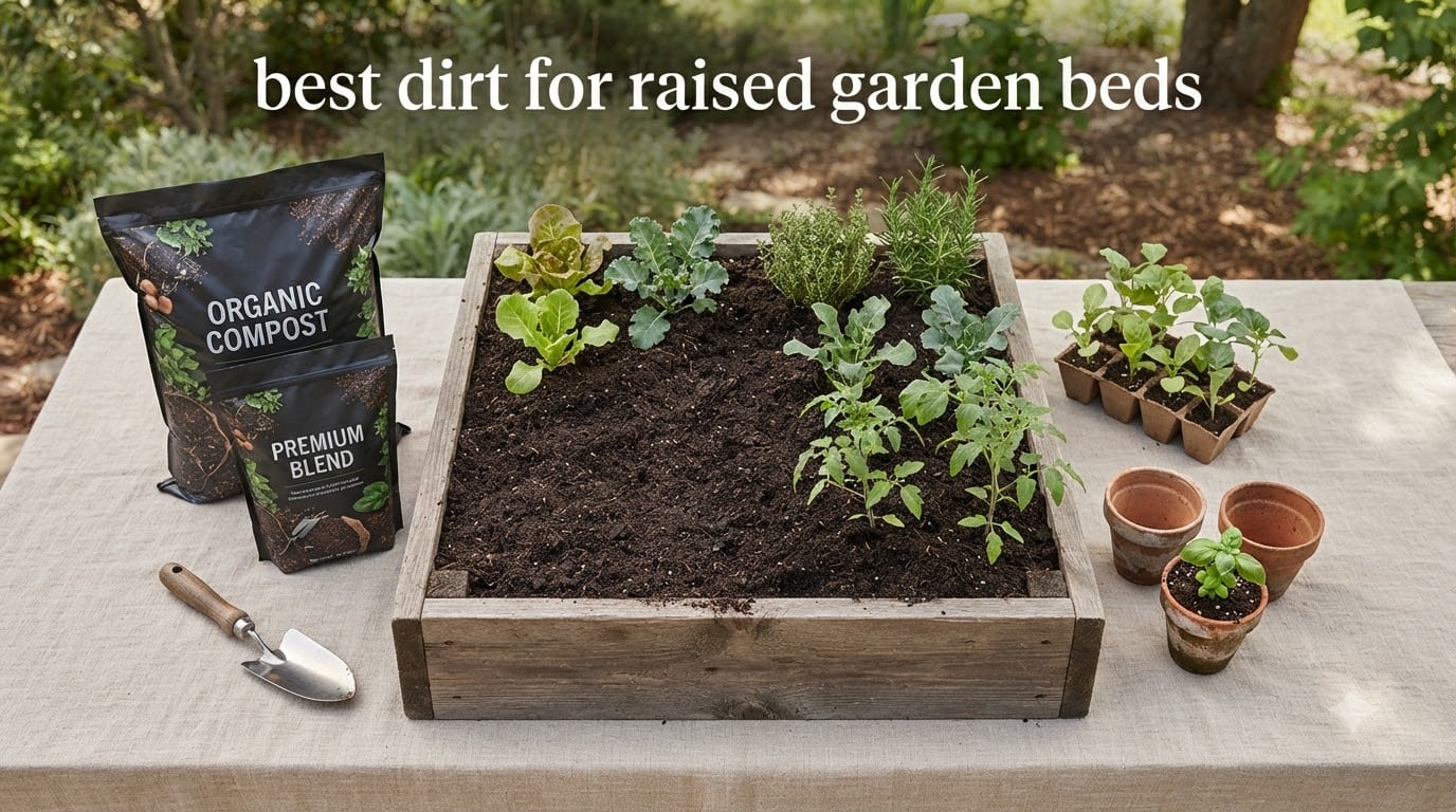 best dirt for raised garden beds