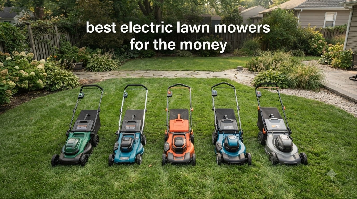 best electric lawn mowers for the money