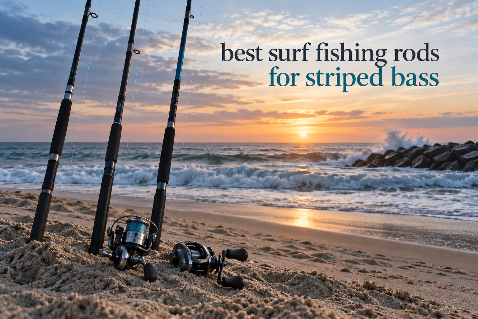best surf fishing rods for striped bass