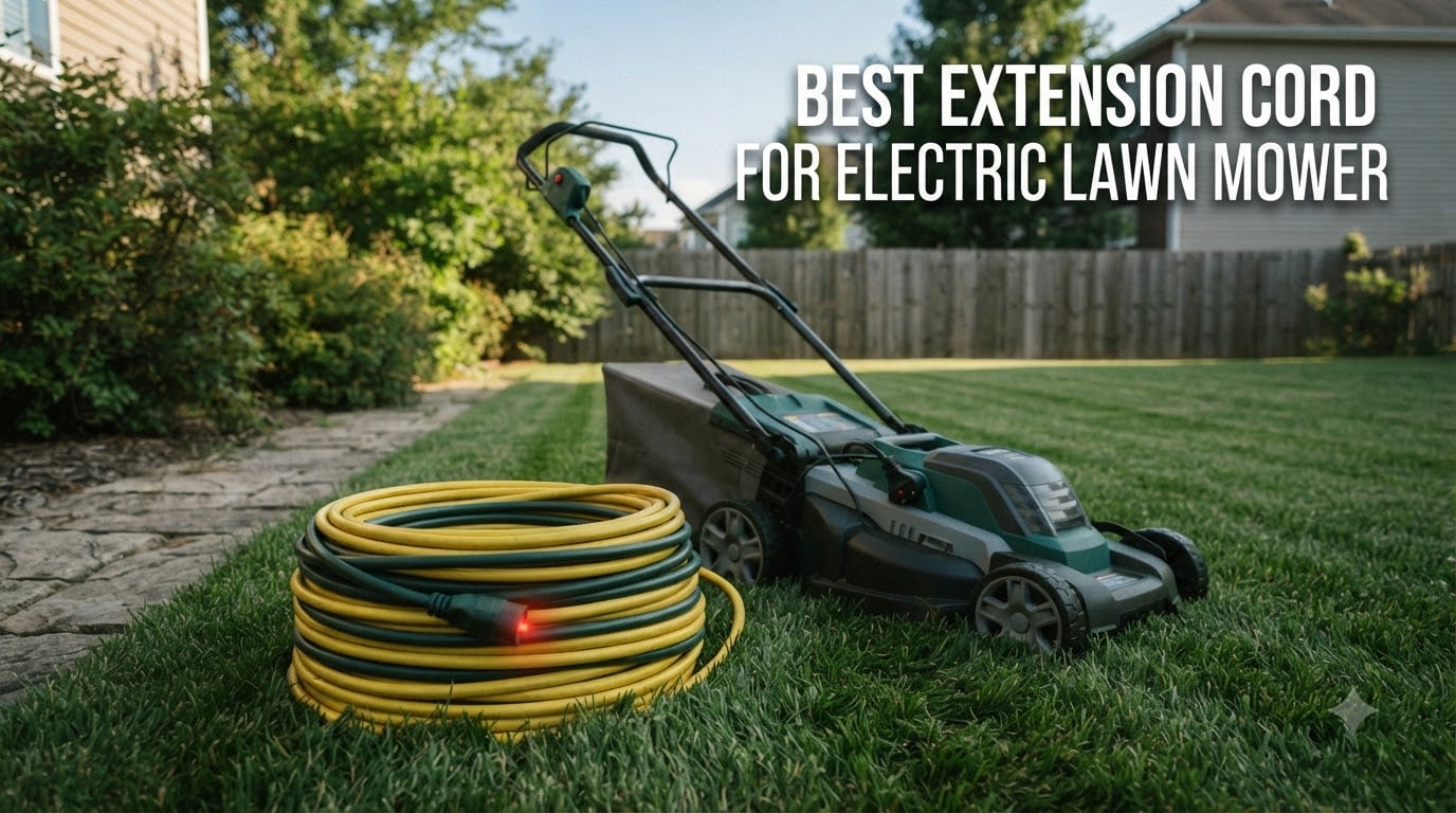 best extension cord for electric lawn mower