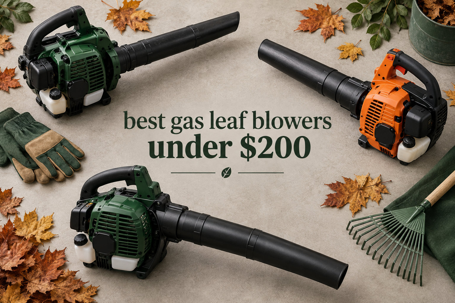 best gas leaf blowers under $200